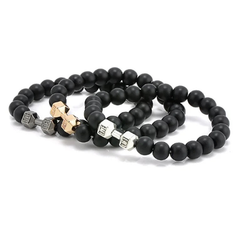 Men's Dumbbell Bracelet