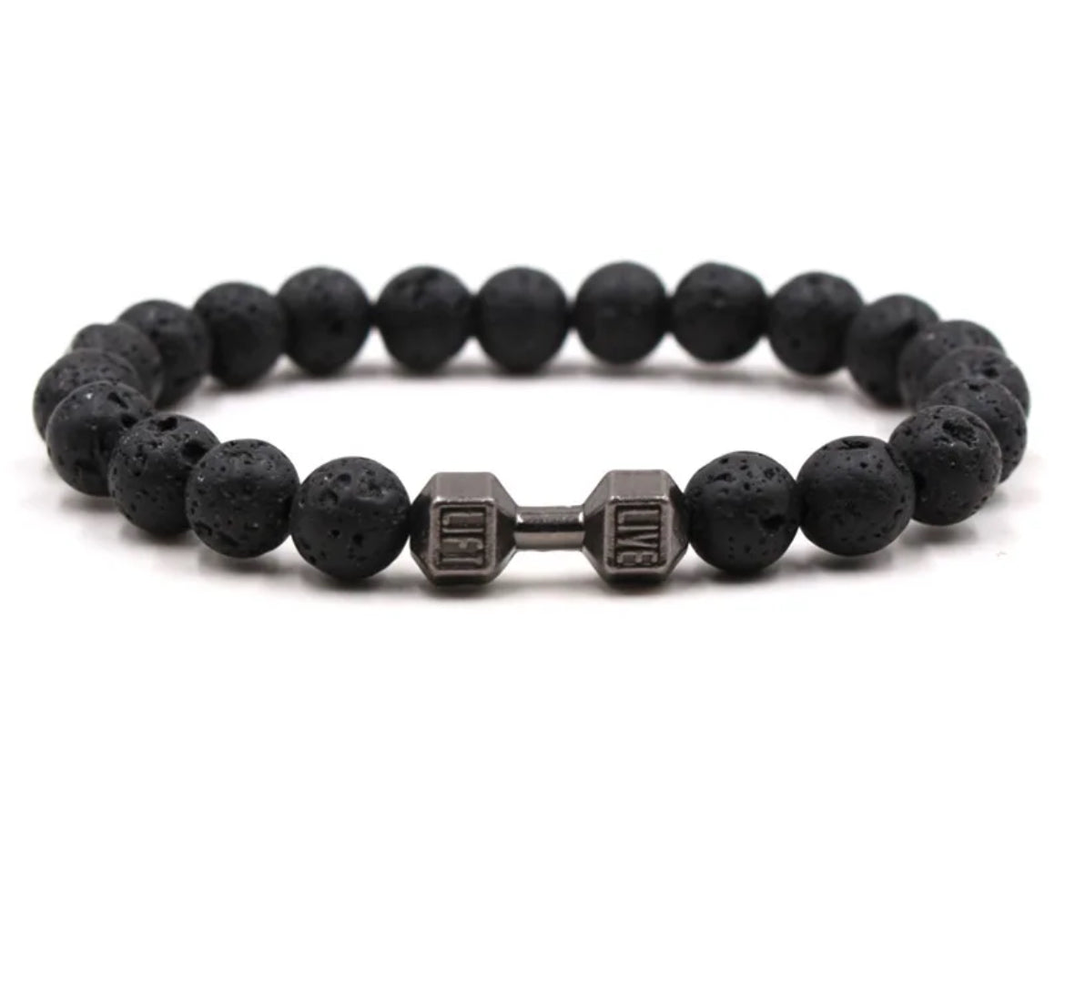 Men's Dumbbell Bracelet